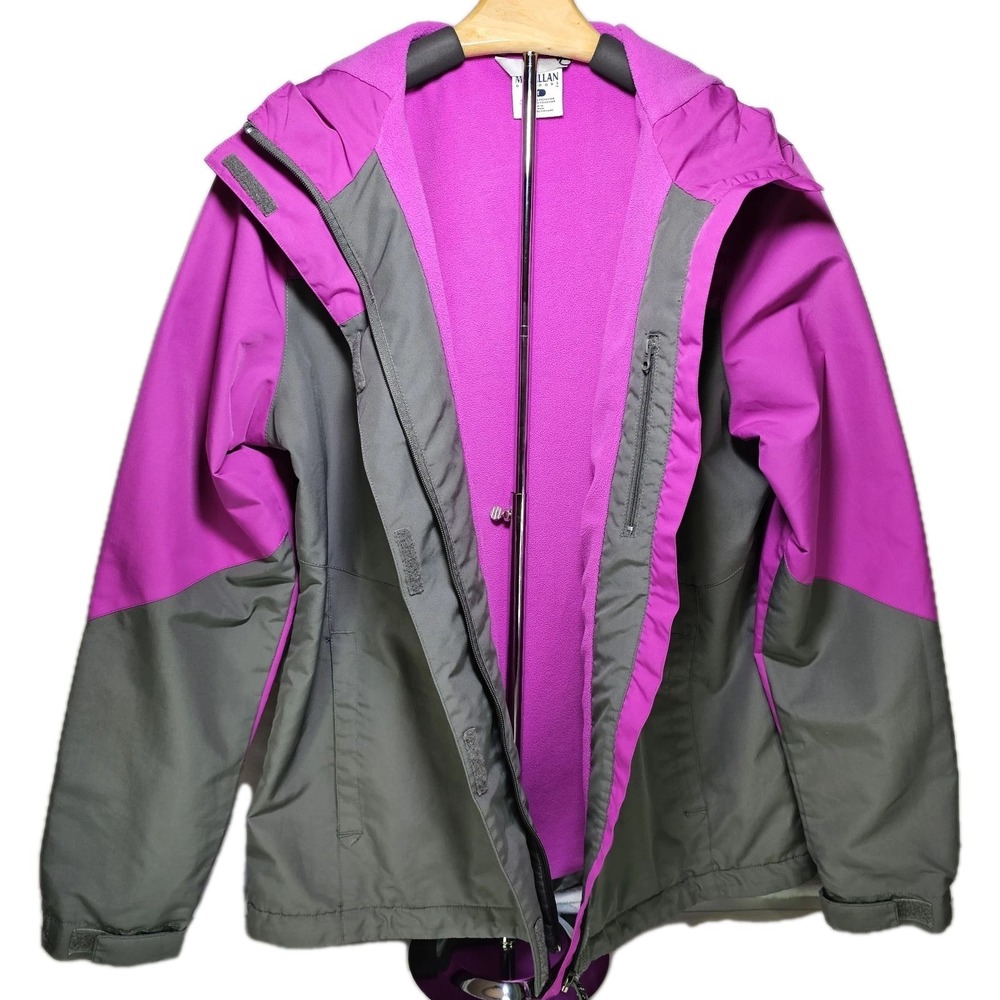 Magellan Outdoors‎ Rain Jacket/ Windbreaker/ Coat M. Hotpink&gray